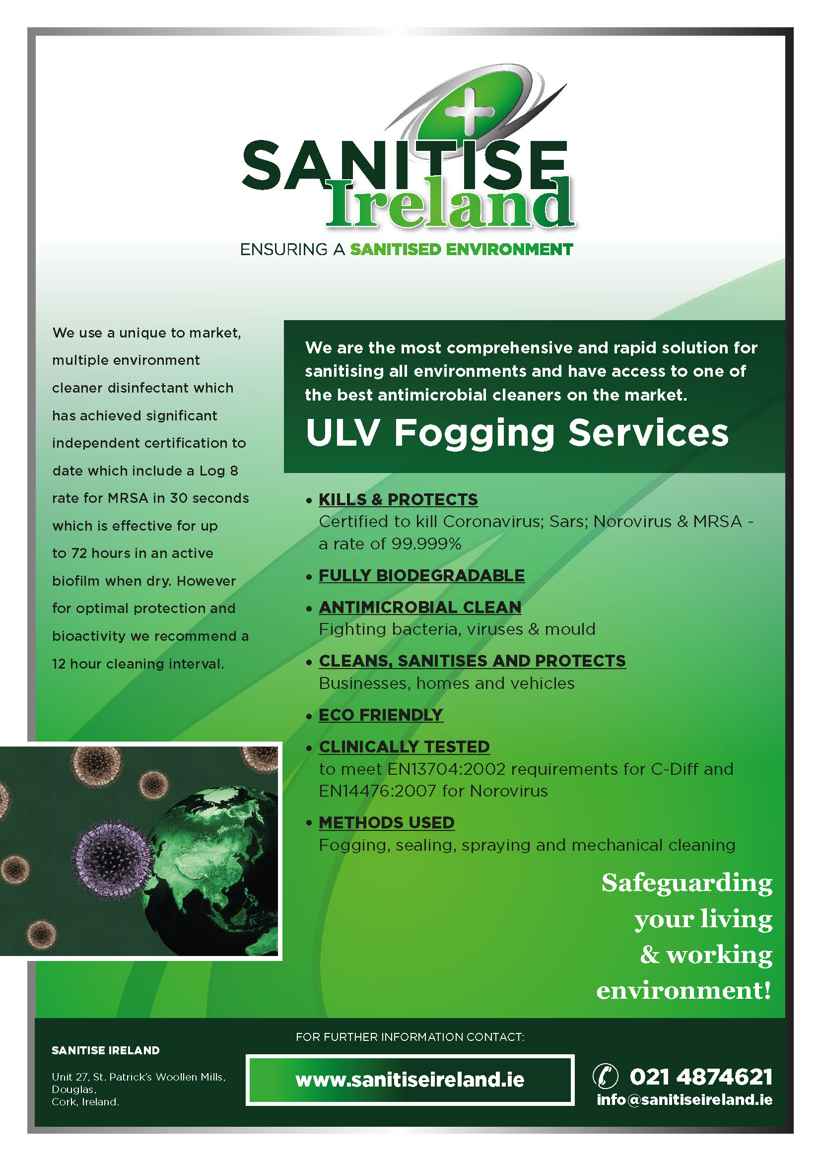 Santise Ireland - ULV Fogging